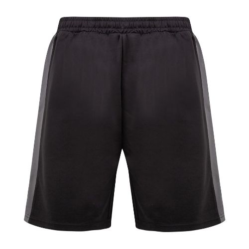 Finden & Hales Knitted Shorts Black/ Gunmetal Grey